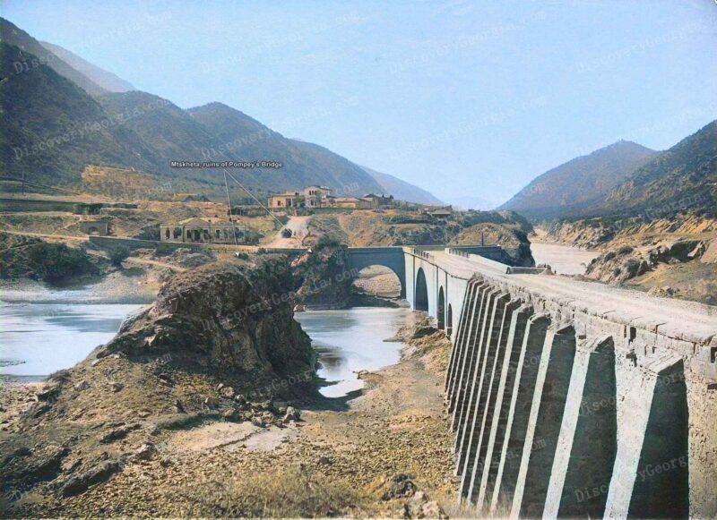 Roman bridge ruins